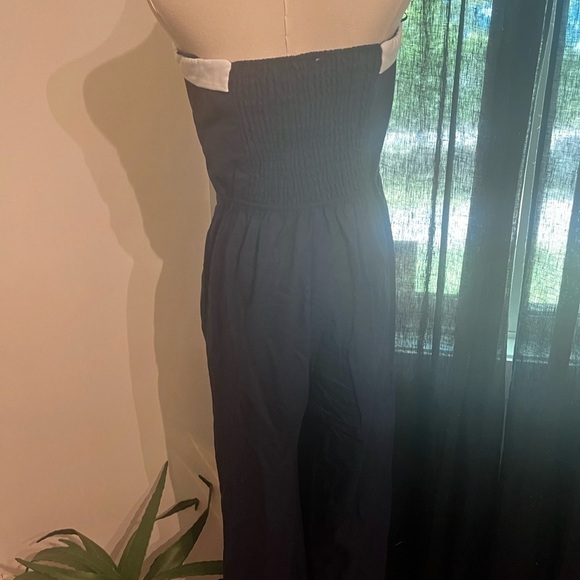 Gorgeous  Navy blue and white jumpsuit - Picture 7 of 9